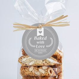 Bakat med Helgdag Baking Gift i Kärlek Gåvor Etiketter