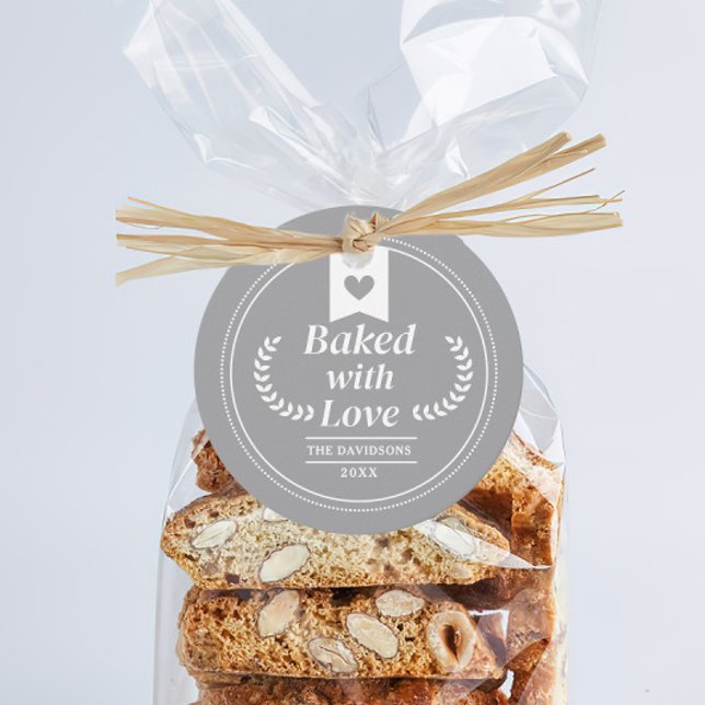 Bakat med Helgdag Baking Gift i Kärlek Gåvor Etiketter (Skapare uppladdad)