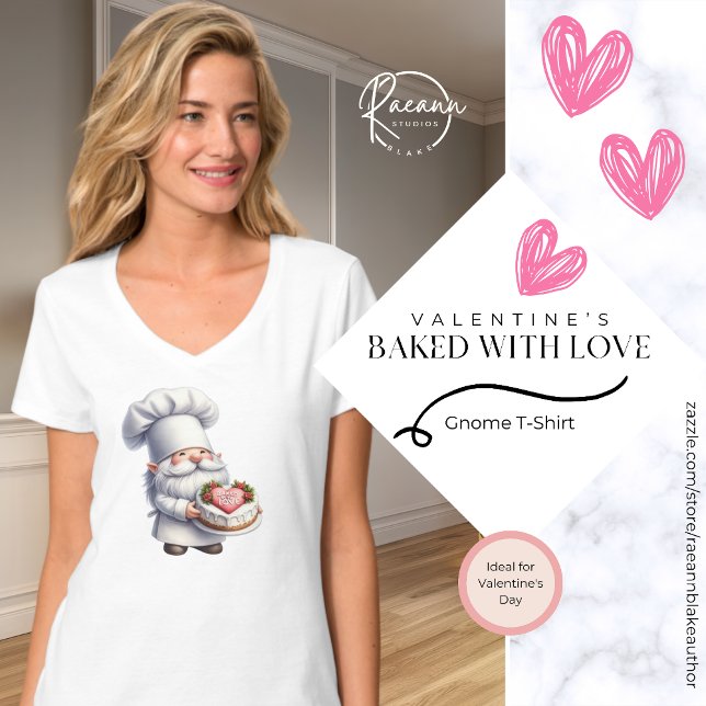 Bakat med Kärlek Gnome T-Shirt (Skapare uppladdad)