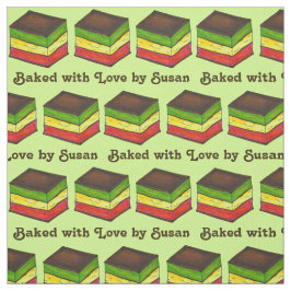 Bakat med Kärlek italienska Flagga Seven Lagrar Co Tyg