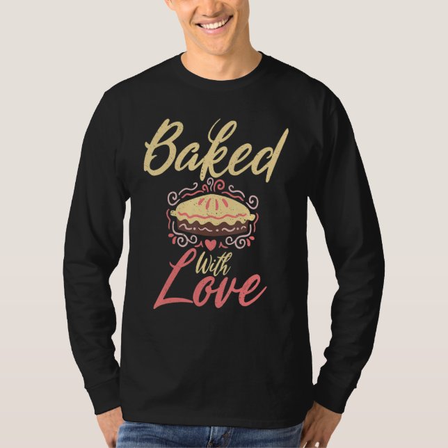 Bakat med Kärlek-kokande bakbak T Shirt (Framsida)