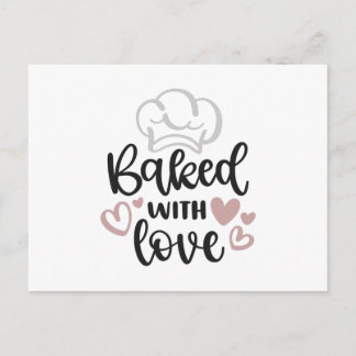 Bakat med kärlek vykort