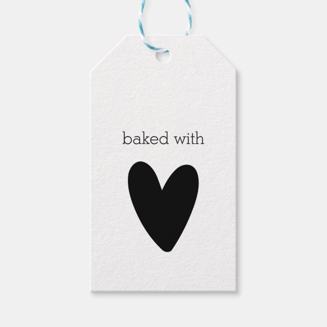 Bakat med kärlekpersonlig presentetikett (Framsidan)