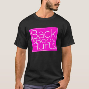 Bakåt och brödtext Ontr svarta kvinnor Yoga-utfall T Shirt
