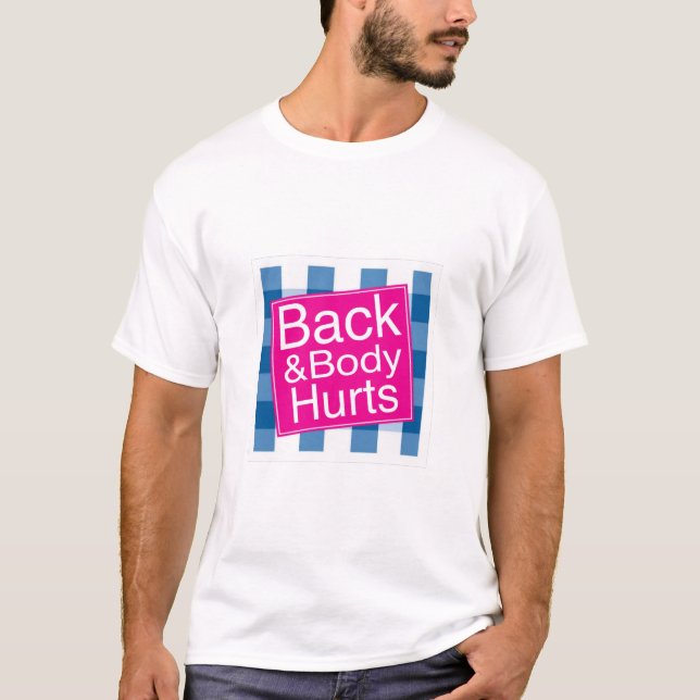 Bakåt och brödtext Ontr T Shirt (Framsida)