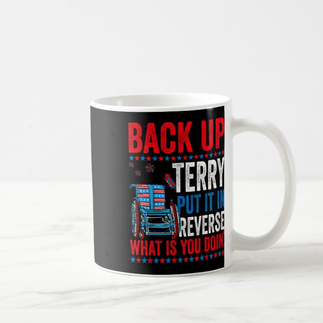 Bakåt Terry satte det i omvänt fyrverkeri 4:e Ju Kaffemugg (Höger)