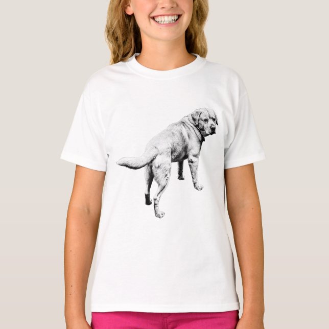 Bakåtkompatibel etikett, enkel inställning t shirt (Framsida)