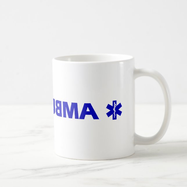 (Bakåtriktad) ambulans, Kaffemugg (Höger)