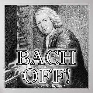 Bakbach av - Poster signera klassisk musik