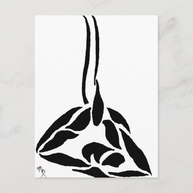 Bakbalans för statisk trapze-utfall vykort (Framsida)