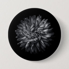 Bakbangårdsblommor i svartvitt 20 knapp