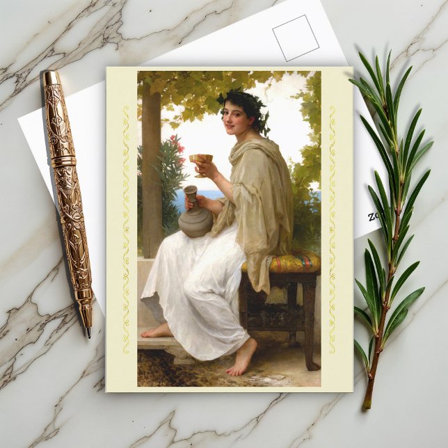 Bakchante av William Bouguereau Vykort (Skapare uppladdad)