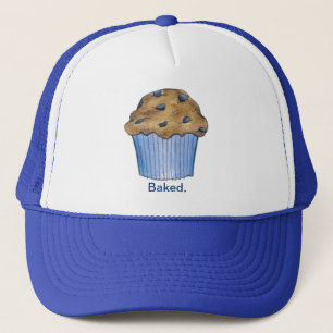Bakd Baking Blueberry Muffin Breakfast Food Baker Truckerkeps