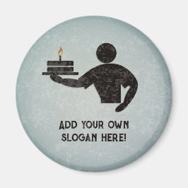 Bakd en kummel - lägg till egen text till effekten magnet