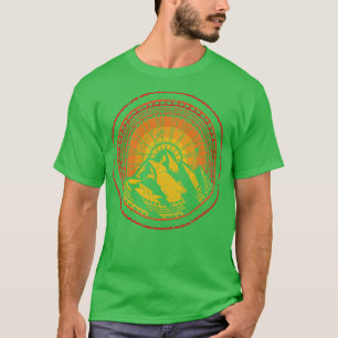 Bakd jord Biking Sol Cycling Mountain Bike Art T Shirt