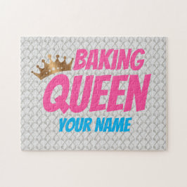 Bakdrottningmönster för tår- och sötsakälskare pussel