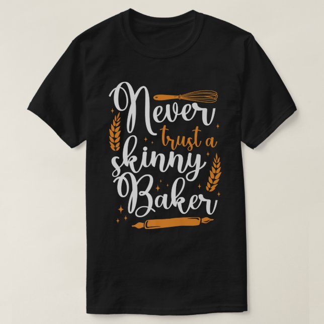 Bake Baking Baker T Shirt (Design framsida)