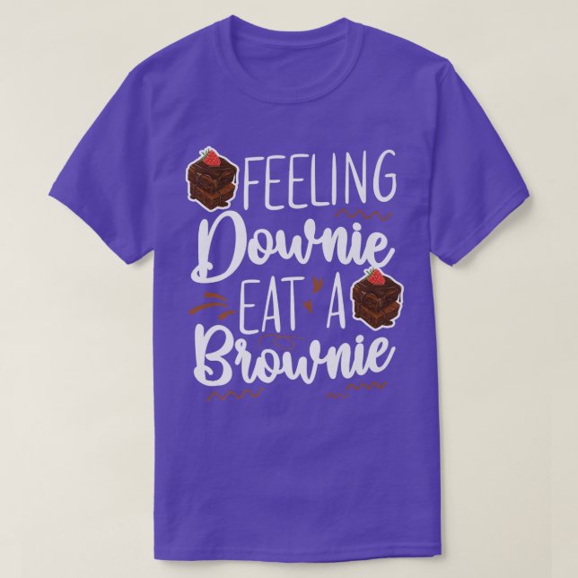 Bake Baking Brownie Pun  T Shirt (Design framsida)