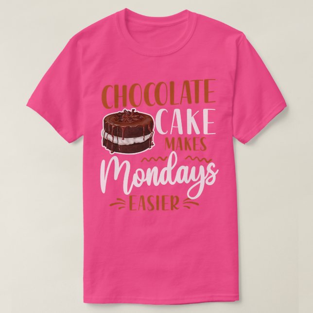 Bake Baking Chocolate Cake T Shirt (Design framsida)