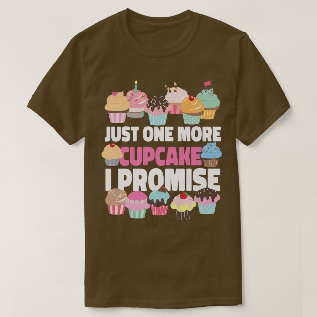 Bake Baking Cupkaka Bara en till cupkaka i lömis T Shirt (Design framsida)