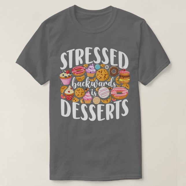Bake Baking Cuptårta Donut Cake Cookie Dessert T Shirt (Design framsida)
