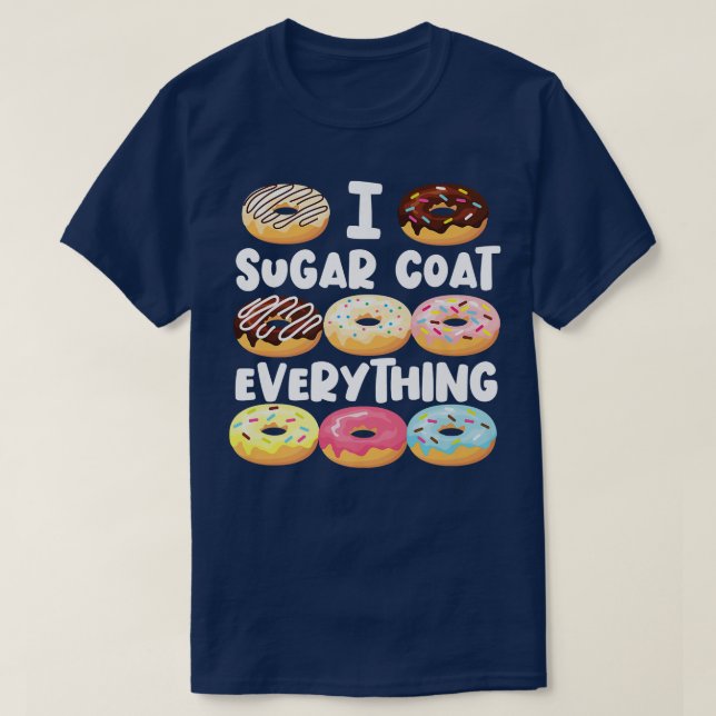 Bake Baking Donut I Sugar Jackar allt T Shirt (Design framsida)