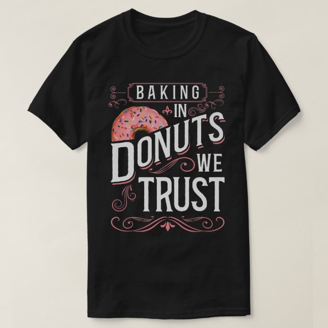 Bake Baking Donut T Shirt (Design framsida)