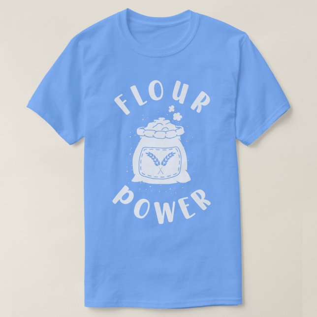 Bake Baking Flour T Shirt (Design framsida)