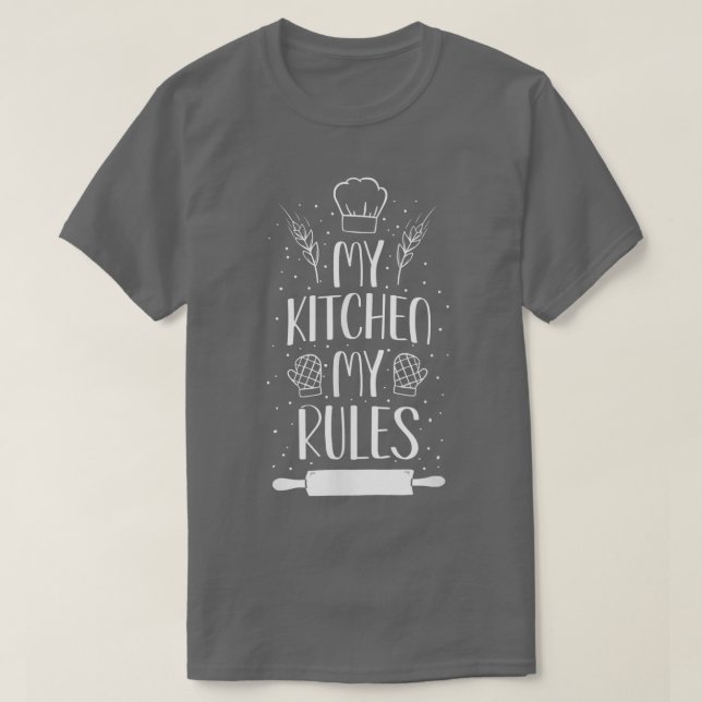 Bake Baking Rolling Pin 55 T Shirt (Design framsida)