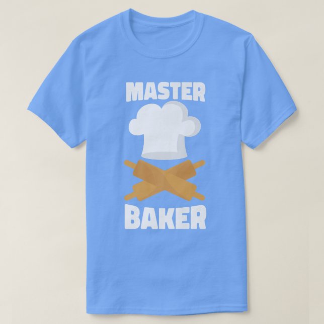 Bake Baking Rolling Pin Master Baker T Shirt (Design framsida)