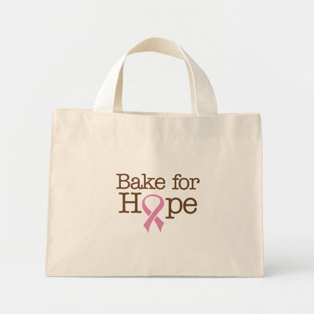 Bake for Hope-väska Mini Tygkasse (Framsidan)