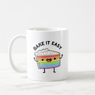 Bake It Easy Lundny Cake Pun Kaffemugg