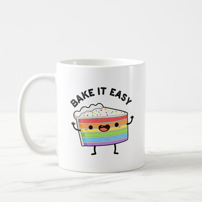 Bake It Easy Lundny Cake Pun Kaffemugg (Vänster)