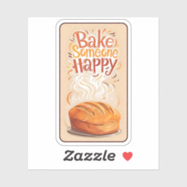 Bake Någon Lycklig Klistermärken