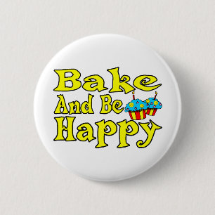 Bake och be Lycklig Knapp