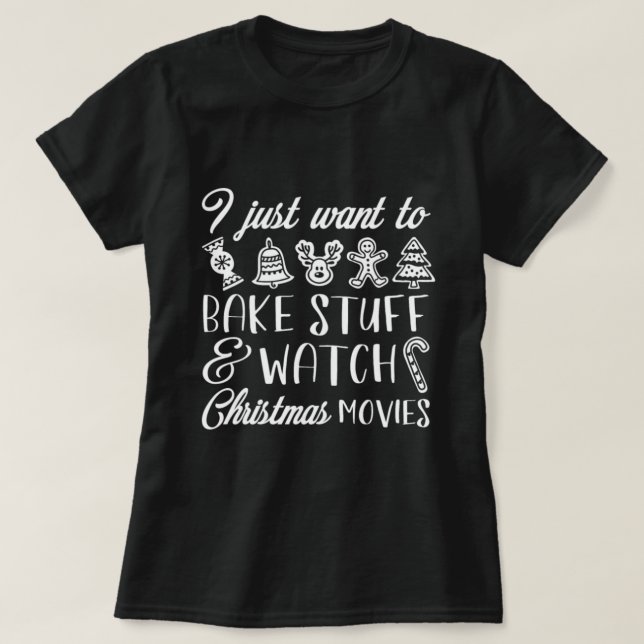 Bake Saker jul Movies29 T Shirt (Design framsida)