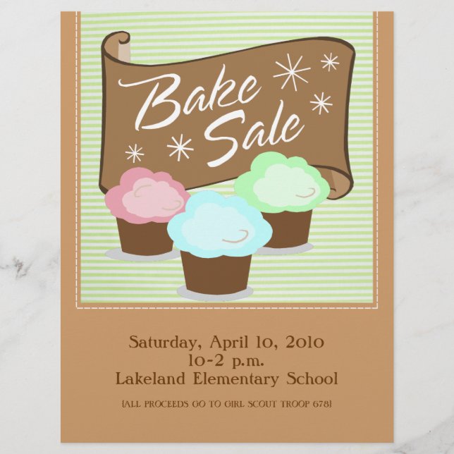 Bake Sale Flyers (Framsidan)