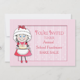 BAKE SALE-INBJUDAN - PERSONALIZE - DORI THE CHEF INBJUDNINGAR