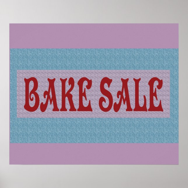 BAKE SALE POSTER BANNER (Framsidan)