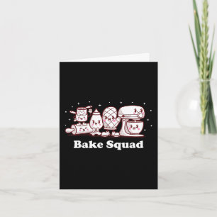 Bake Squad Söt Cookie Bakning Bagare Rolig Chef Ja Kort