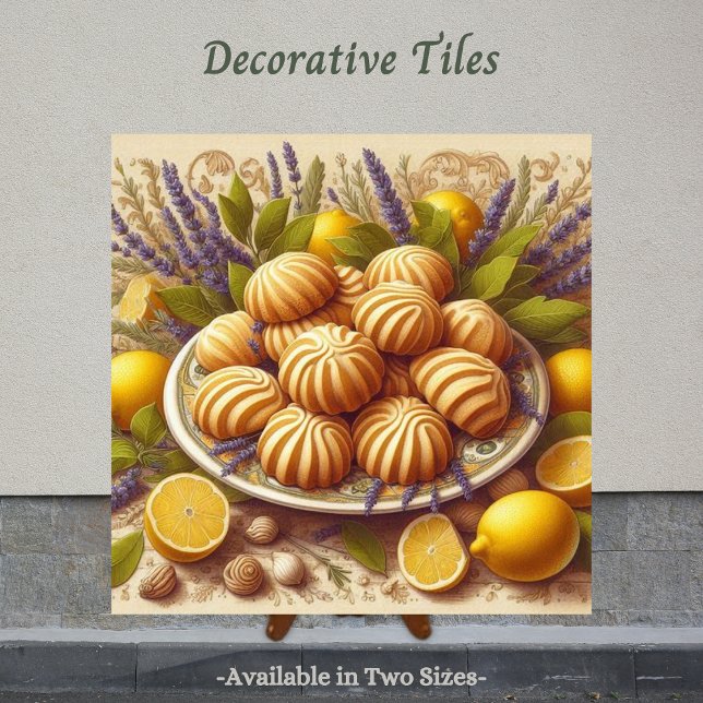 Bake with Tradition Tile Kakelplatta (Italian inspired decorative tile. Perfect tile to display in the kitchen.)