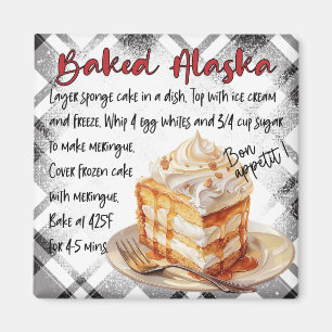 Baked Alaska-recept Magnet