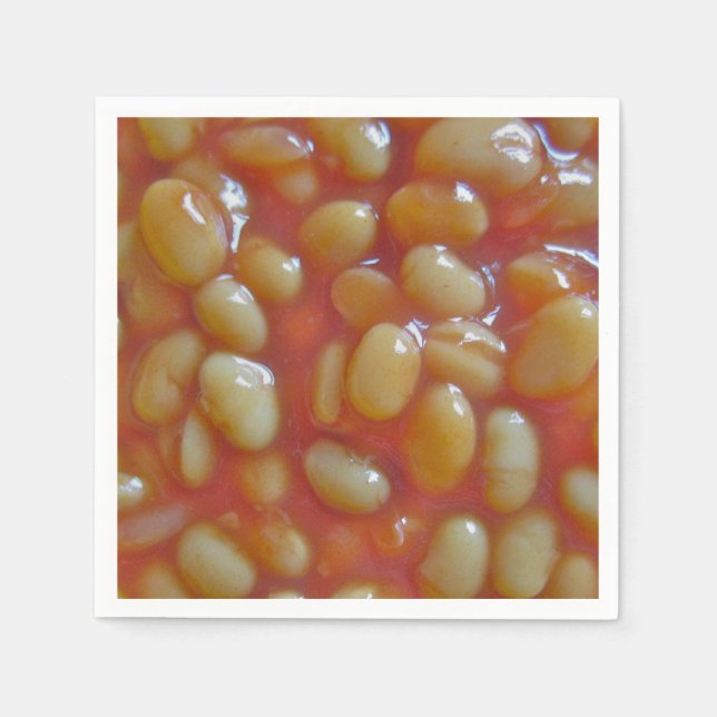 Baked Beans Napkins Pappersservett (Framsidan)