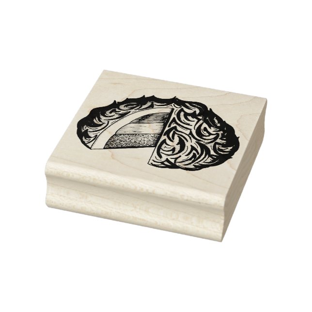 Baked Bombe Alaska Ice Cream Cake Dessert Food Stämpel (Stämpel)