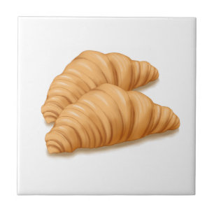 Baked Croissant Kitchen Decor Kakelplatta