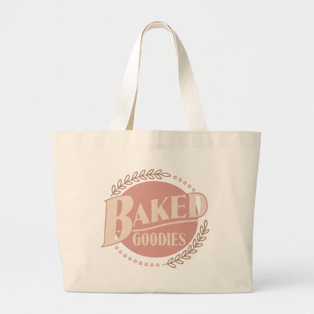 Baked Goodies - Baker Baking Bakery Jumbo Tygkasse (Framsidan)