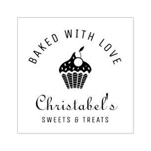 BAKED MED KÄRLEK   bakverk Stämpel