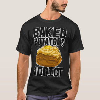 Baked Potato Funny Baker Kärlek Foodie T Shirt