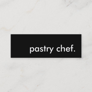 bakelsechef. mini visitkort