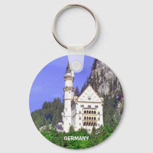 BAKEN AV DET NEUSCHWANSTEIN SLOTTET NYCKELRING